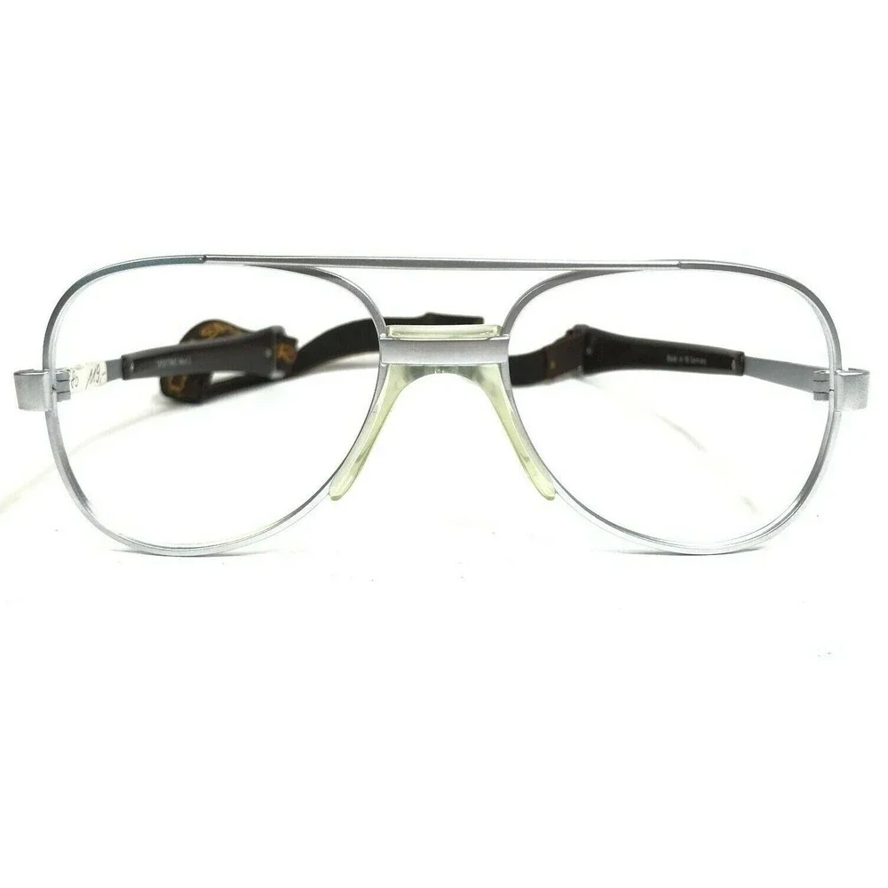 Sporttime Mod.S Sport Safety Eyeglasses Frames Brown Matte Grey Aviator 135